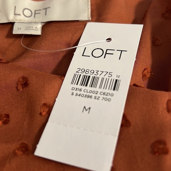 Loft oversized baby doll dress with spaghetti straps Size M NWT - Picture 9 of 10